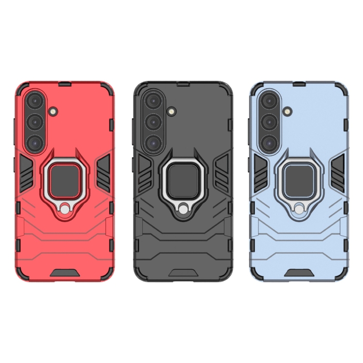 For Samsung Galaxy S24 5G PC + TPU Shockproof Protective Phone Case with Magnetic Ring Holder(Navy Blue) For Samsung Galaxy S24 5G PC + TPU Shockproof Protective Phone Case with Magnetic Ring Holder(Navy Blue)