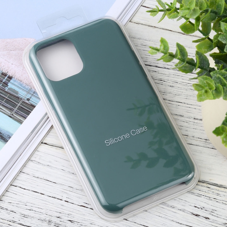 Solid Silicone Phone Case For iPhone 15 Pro Max(Light Blue) - B4