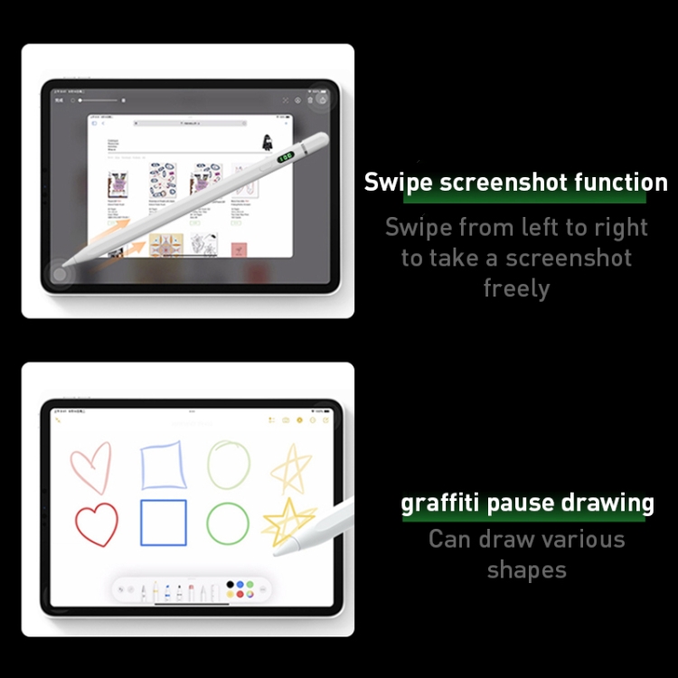 WIWU Tilt Anti-mistouch Touch Active Capacitive Stylus Pen, Interface:8 Pin(White) WIWU Tilt Anti-mistouch Touch Active Capacitive Stylus Pen, Interface:8 Pin(White)