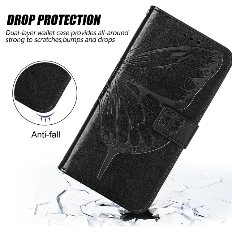 For Samsung Galaxy S23 FE 5G Embossed Butterfly Leather Phone Case(Green)