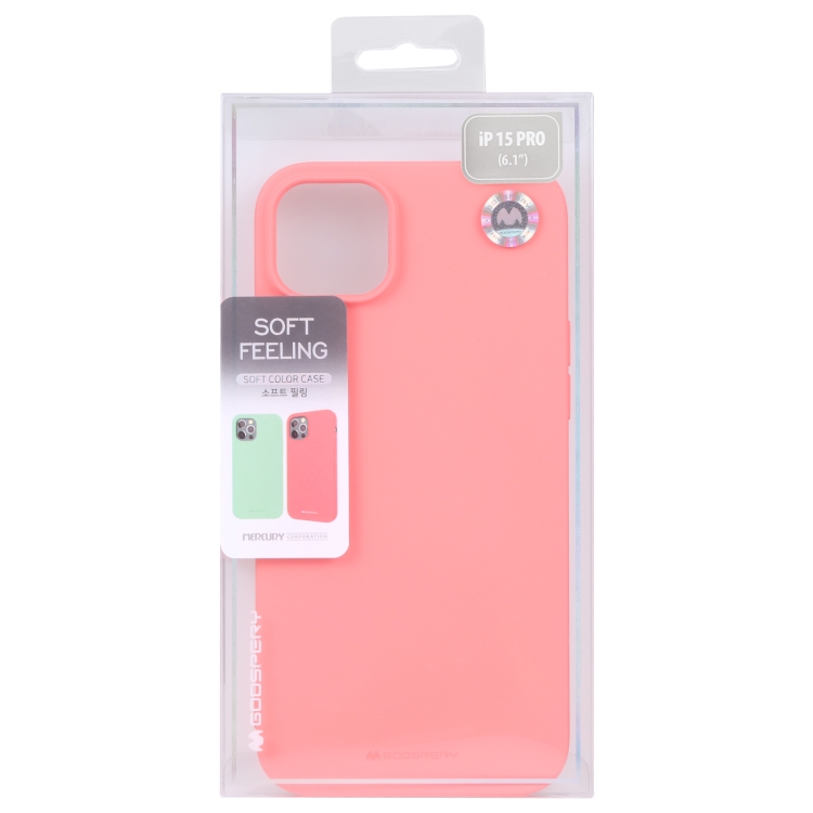 iPhone 15 Pro Max GOOSPERY SOFT FEELING Liquid TPU Soft Case