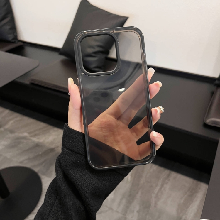 For iPhone 14 Pro Max 2 in 1 Fluorescent Transparent TPU Phone Case(Black) For iPhone 14 Pro Max 2 in 1 Fluorescent Transparent TPU Phone Case(Black)