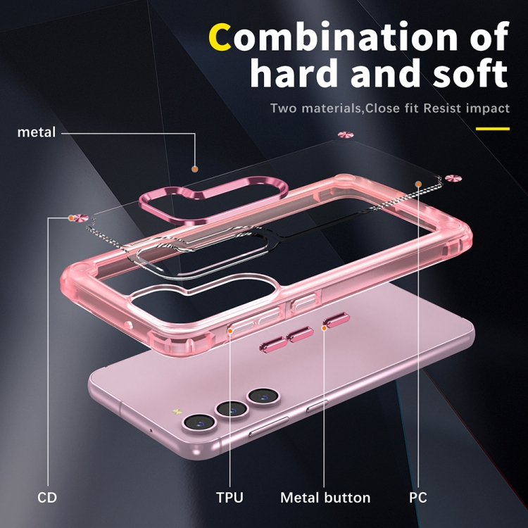 For Samsung Galaxy S23+ 5G Skin Feel TPU + PC Phone Case(Transparent Pink) For Samsung Galaxy S23+ 5G Skin Feel TPU + PC Phone Case(Transparent Pink)