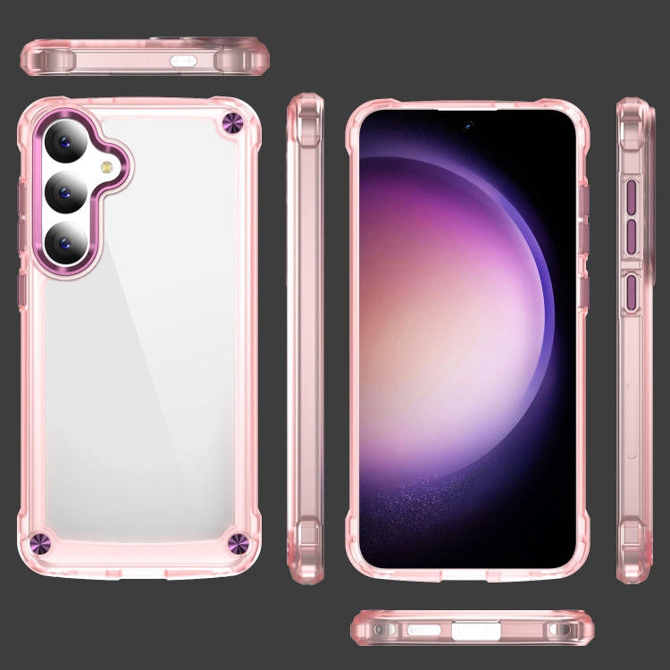 For Samsung Galaxy S24 Ultra 5G Skin Feel TPU + PC Phone Case(Transparent Pink) For Samsung Galaxy S24 Ultra 5G Skin Feel TPU + PC Phone Case(Transparent Pink)