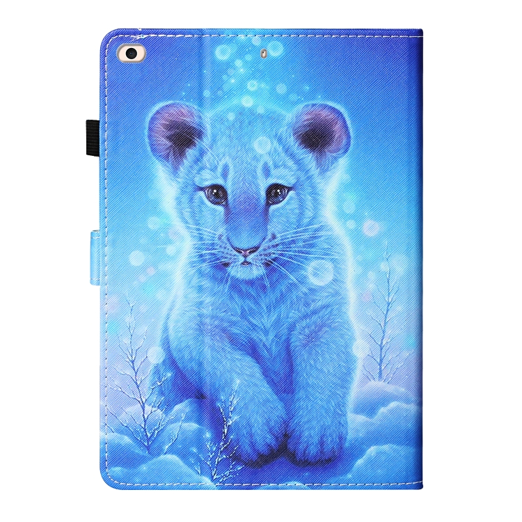 For iPad Air 2 Colored Drawing Stitching Horizontal Flip Leather Case with Holder & Card Slots & Sleep / Wake-up Function & Anti-skid strip(Little Tiger) For iPad Air 2 Colored Drawing Stitching Horizontal Flip Leather Case with Holder & Card Slots & Sleep / Wake-up Function & Anti-skid strip(Little Tiger)