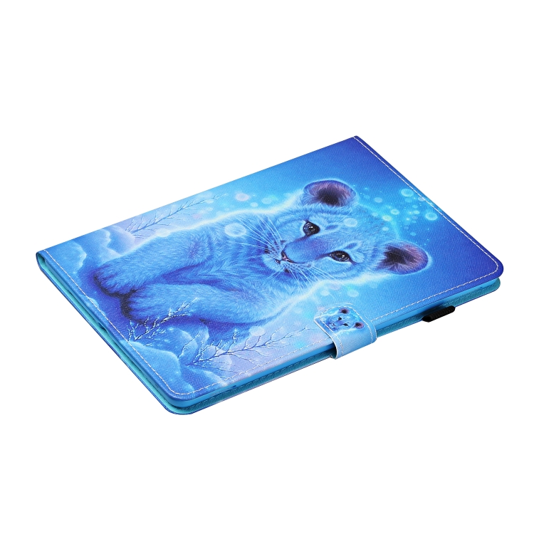 For iPad Air 2 Colored Drawing Stitching Horizontal Flip Leather Case with Holder & Card Slots & Sleep / Wake-up Function & Anti-skid strip(Little Tiger) For iPad Air 2 Colored Drawing Stitching Horizontal Flip Leather Case with Holder & Card Slots & Sleep / Wake-up Function & Anti-skid strip(Little Tiger)