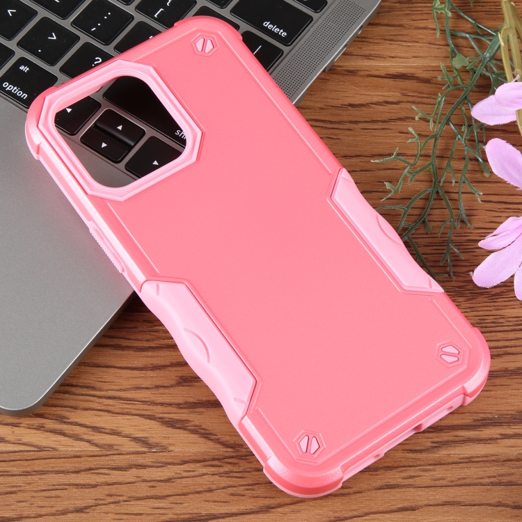 For iPhone 15 Pro Non-slip Shockproof Armor Phone Case(Pink) For iPhone 15 Pro Non-slip Shockproof Armor Phone Case(Pink)