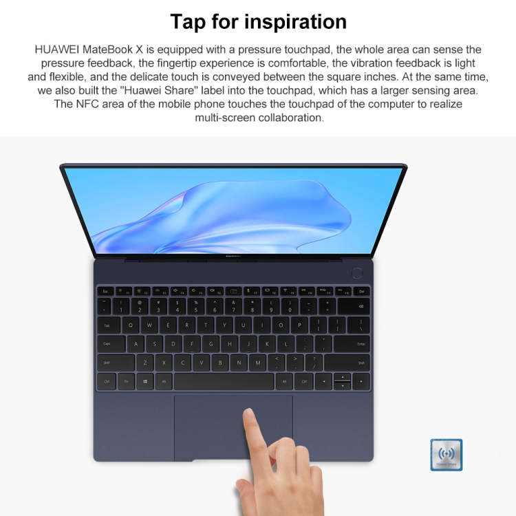 HUAWEI MateBook X Laptop, 16GB+1TB, 13 inch Touch Screen Windows