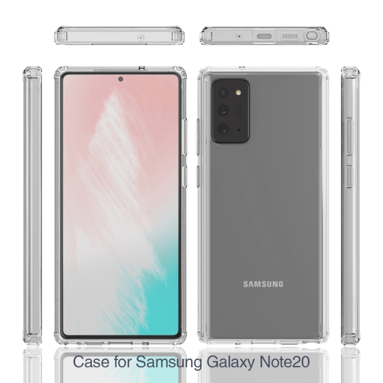 For Samsung Galaxy Note 20 Shockproof Scratchproof TPU + Acrylic Protective Case(Transparent) For Samsung Galaxy Note 20 Shockproof Scratchproof TPU + Acrylic Protective Case(Transparent)