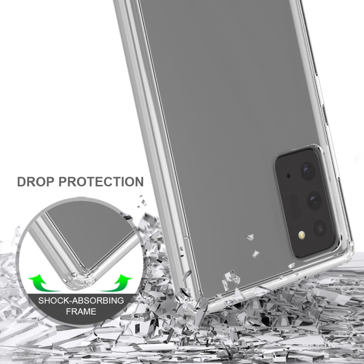 For Samsung Galaxy Note 20 Shockproof Scratchproof TPU + Acrylic Protective Case(Transparent) For Samsung Galaxy Note 20 Shockproof Scratchproof TPU + Acrylic Protective Case(Transparent)