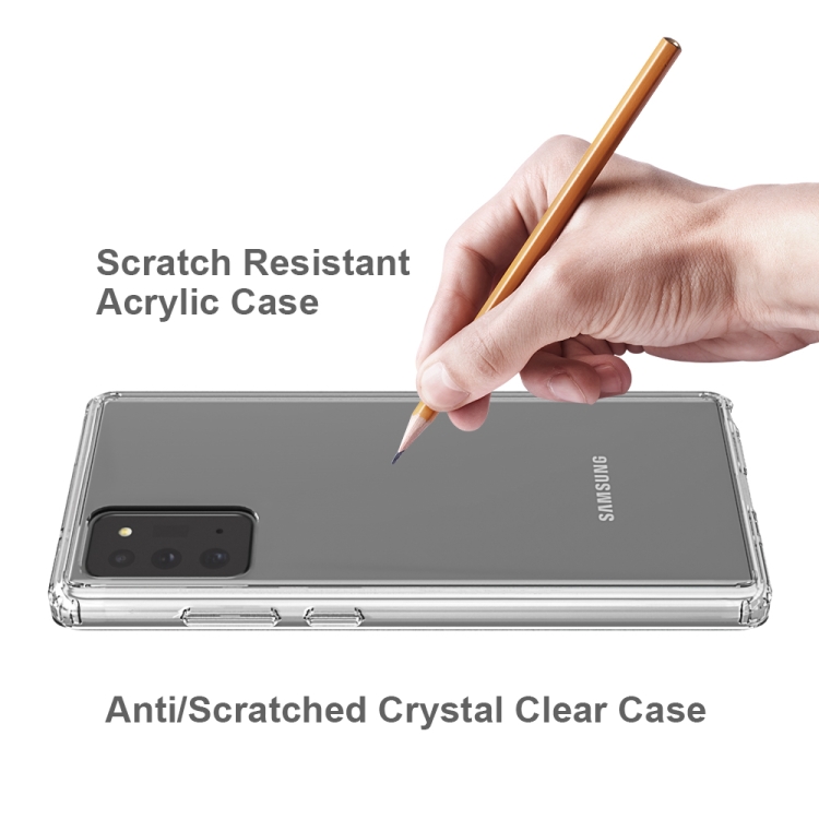 For Samsung Galaxy Note 20 Shockproof Scratchproof TPU + Acrylic Protective Case(Transparent) For Samsung Galaxy Note 20 Shockproof Scratchproof TPU + Acrylic Protective Case(Transparent)