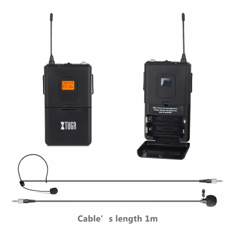 XTUGA A400-B プロフェッショナル 4 チャンネル UHF ワイヤレス