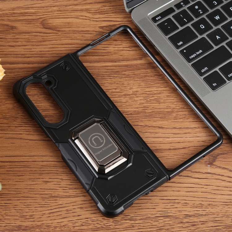 For Samsung Galaxy Z Fold5 Non-slip Shockproof Armor Phone Case(Black) For Samsung Galaxy Z Fold5 Non-slip Shockproof Armor Phone Case(Black)