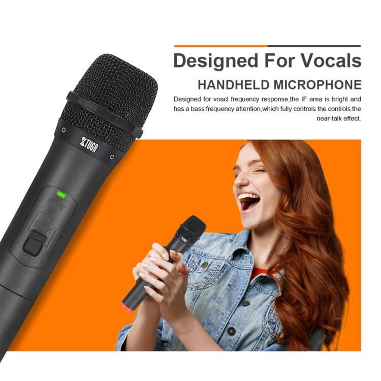 Microphone sans fil professionnel portable 4 canaux Uhf Dynamic Mic pour  Karaoke Wedding Party Band