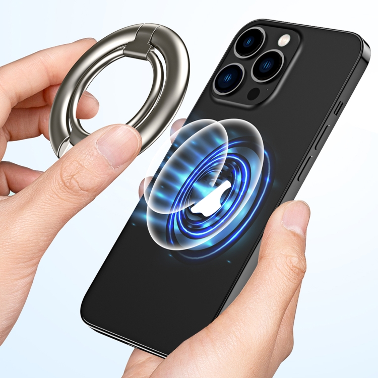 Electroplated Metal Magnetic Ring Holder(Silver) Electroplated Metal Magnetic Ring Holder(Silver)