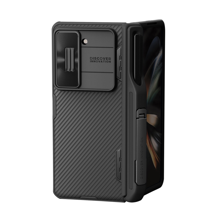 For Samsung Galaxy Z Fold5 NILLKIN Black Mirror Series Camshield PC Phone Case with Pen Slot(Black) For Samsung Galaxy Z Fold5 NILLKIN Black Mirror Series Camshield PC Phone Case with Pen Slot(Black)