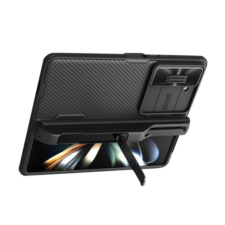 For Samsung Galaxy Z Fold5 NILLKIN Black Mirror Series Camshield PC Phone Case with Pen Slot(Black) For Samsung Galaxy Z Fold5 NILLKIN Black Mirror Series Camshield PC Phone Case with Pen Slot(Black)