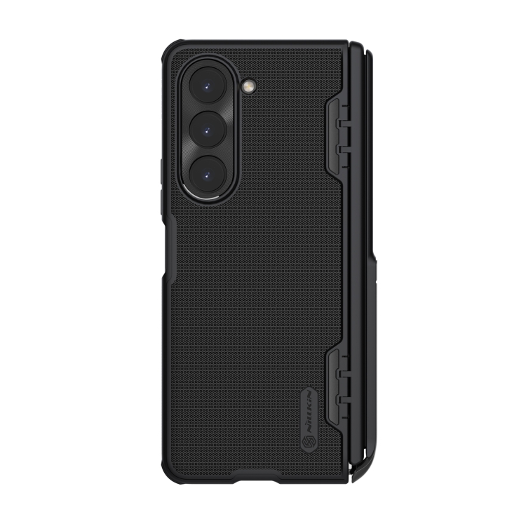 For Samsung Galaxy Z Fold5 NILLKIN Frosted Fold PC + TPU Phone Case with Holder(Black) For Samsung Galaxy Z Fold5 NILLKIN Frosted Fold PC + TPU Phone Case with Holder(Black)