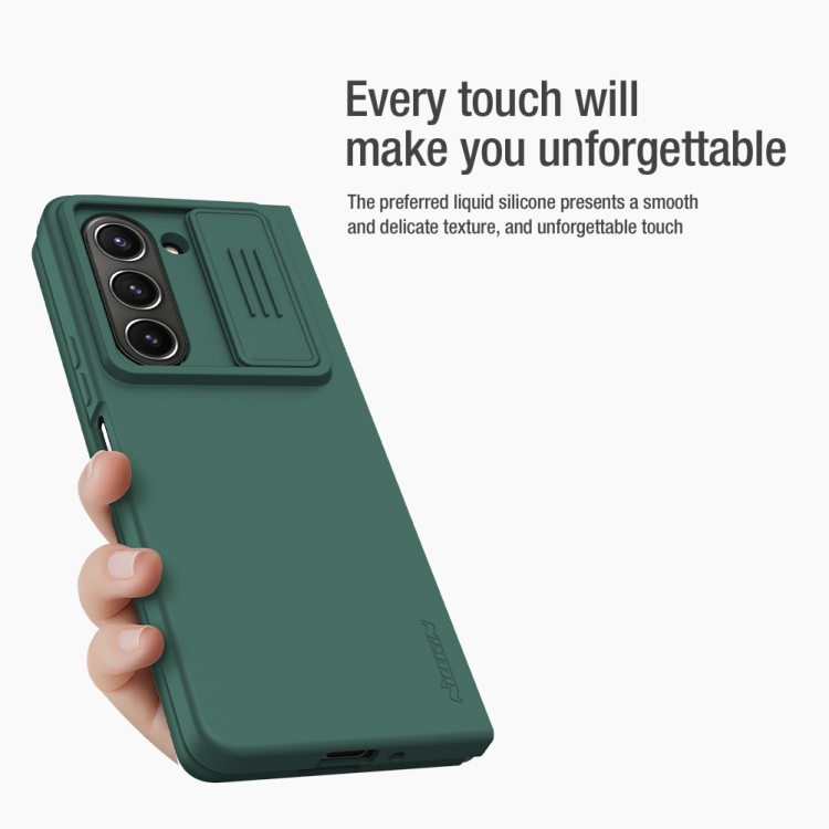 For Samsung Galaxy Z Fold5 NILLKIN CamShield Liquid Silicone + PC Full Coverage Phone Case(Black) For Samsung Galaxy Z Fold5 NILLKIN CamShield Liquid Silicone + PC Full Coverage Phone Case(Black)