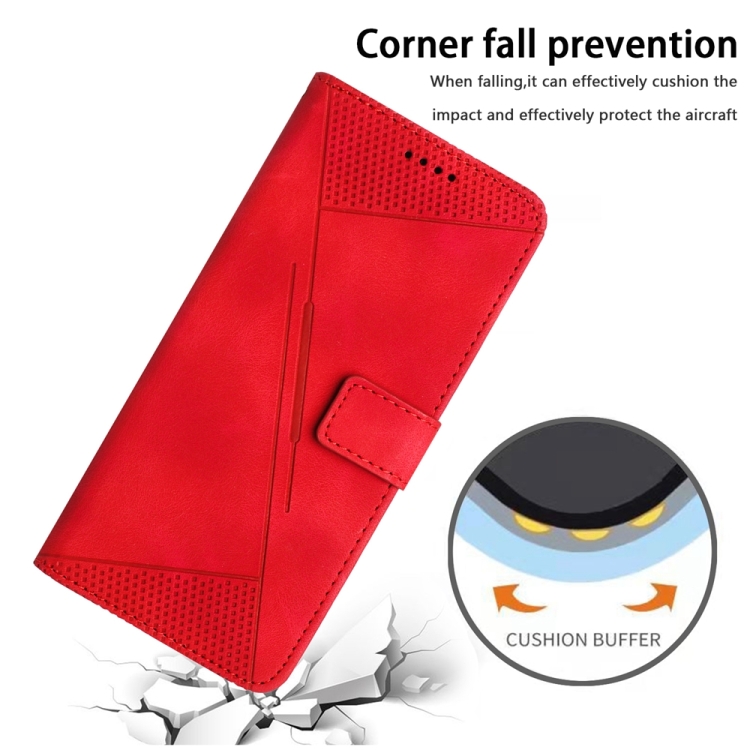For iPhone 14 Plus Dream Triangle Leather Phone Case with Lanyard(Red) For iPhone 14 Plus Dream Triangle Leather Phone Case with Lanyard(Red)