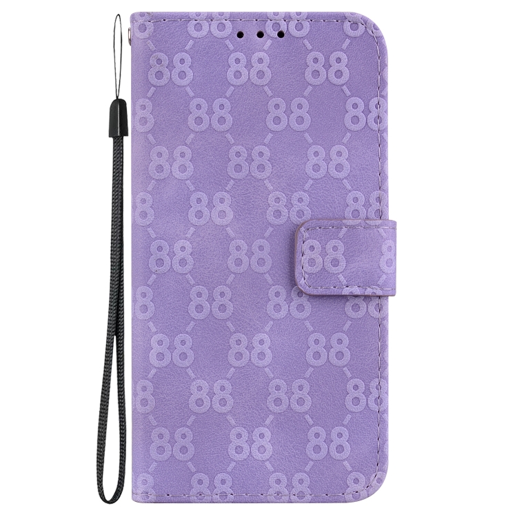 For Samsung Galaxy S23+ 5G Double 8-shaped Embossed Leather Phone Case(Purple) For Samsung Galaxy S23+ 5G Double 8-shaped Embossed Leather Phone Case(Purple)