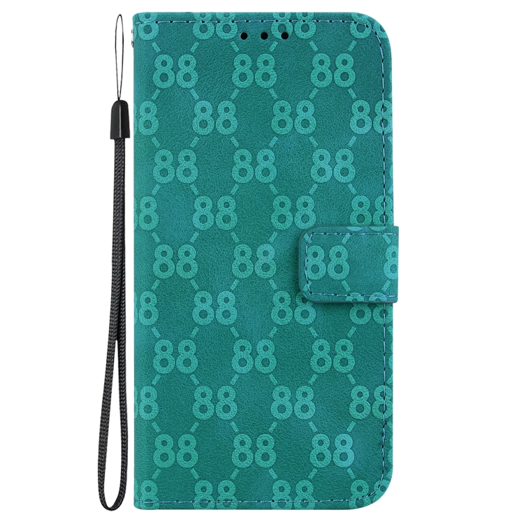 For Samsung Galaxy S21 5G Double 8-shaped Embossed Leather Phone Case(Green) For Samsung Galaxy S21 5G Double 8-shaped Embossed Leather Phone Case(Green)