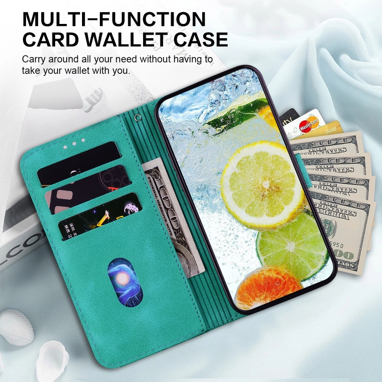 For Samsung Galaxy S21 5G Double 8-shaped Embossed Leather Phone Case(Green) For Samsung Galaxy S21 5G Double 8-shaped Embossed Leather Phone Case(Green)