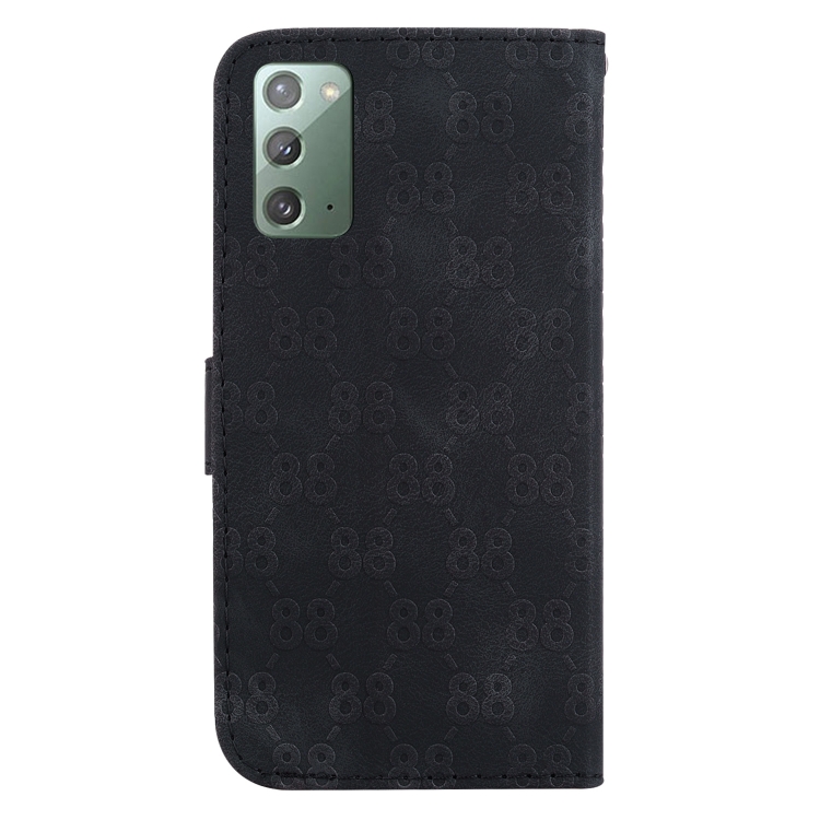 For Samsung Galaxy Note20 Double 8-shaped Embossed Leather Phone Case(Black) For Samsung Galaxy Note20 Double 8-shaped Embossed Leather Phone Case(Black)