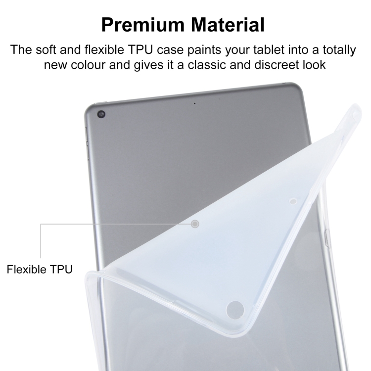 Para funda para tableta Samsung Galaxy Tab A9 + de TPU (transparente esmerilado) - 3
