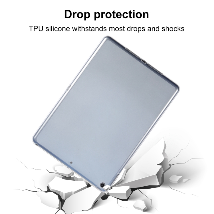Para funda para tableta Samsung Galaxy Tab A9 + de TPU (transparente esmerilado) - 4