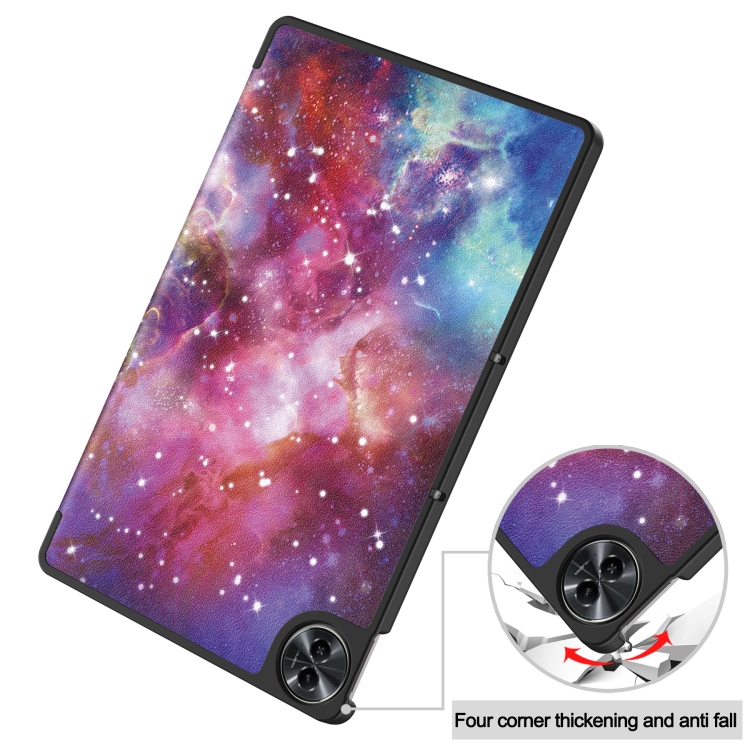 Para Xiaomi Pad 6 / 6 Pro Custer Funda de cuero para tableta inteligente  pintada con soporte