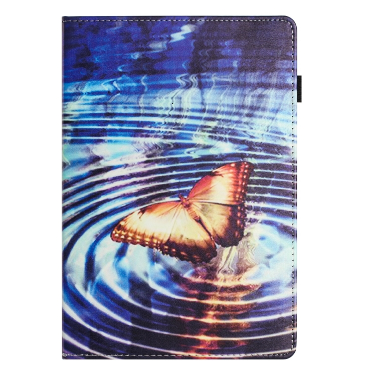 For iPad 10.5 2019 Sewing Litchi Texture Smart Leather Tablet Case(Butterfly)