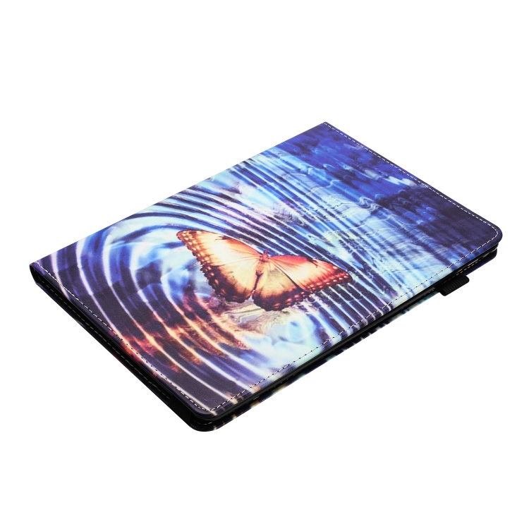 For iPad 10.5 2019 Sewing Litchi Texture Smart Leather Tablet Case(Butterfly)