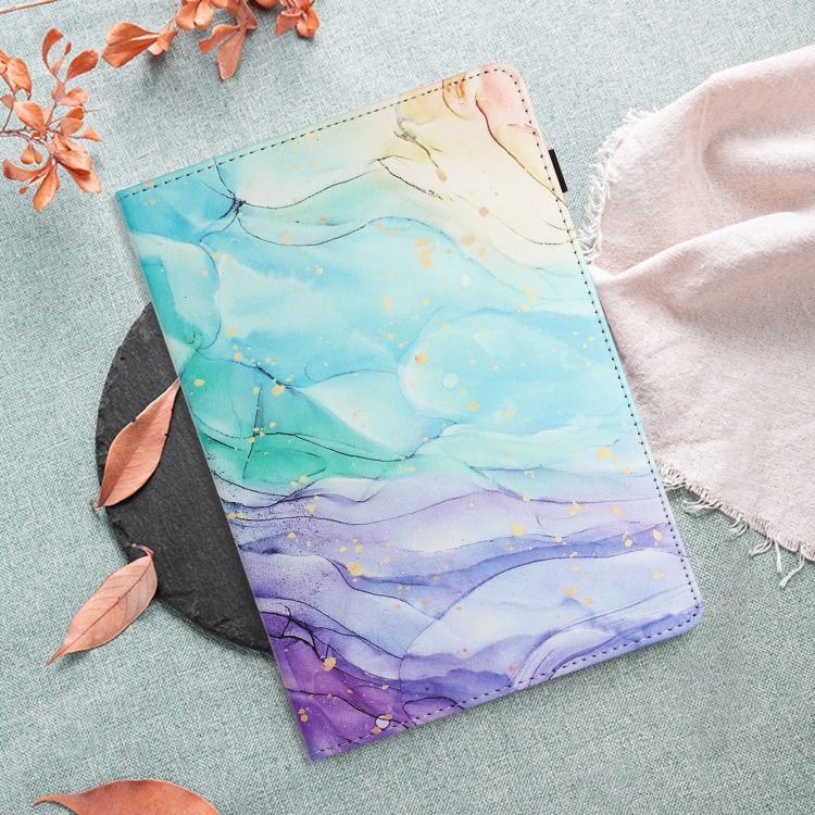 For iPad 10.9 2022 Sewing Litchi Texture Smart Leather Tablet Case(Oil Painting) For iPad 10.9 2022 Sewing Litchi Texture Smart Leather Tablet Case(Oil Painting)