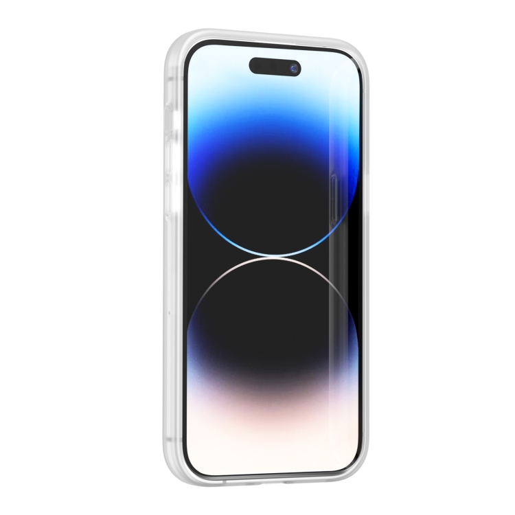For iPhone 15 Pro Rubber Oil Surface Solid Color Phone Case(White) For iPhone 15 Pro Rubber Oil Surface Solid Color Phone Case(White)