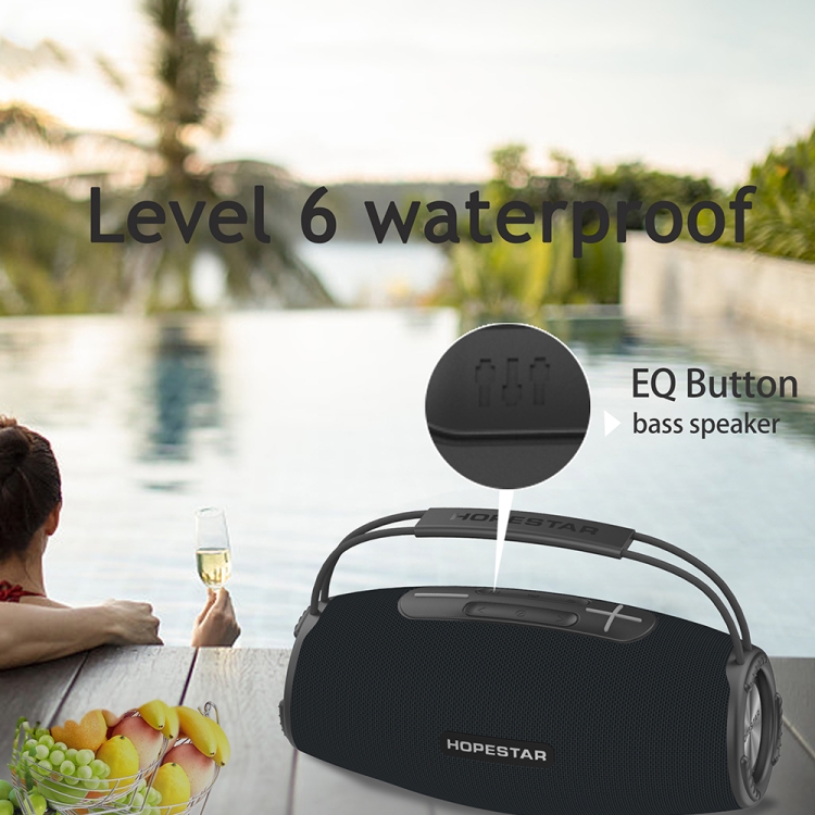 HOPESTAR H51 IPX6 Waterproof Outdoor Portable Wireless Bluetooth Speaker(Red) HOPESTAR H51 IPX6 Waterproof Outdoor Portable Wireless Bluetooth Speaker(Red)