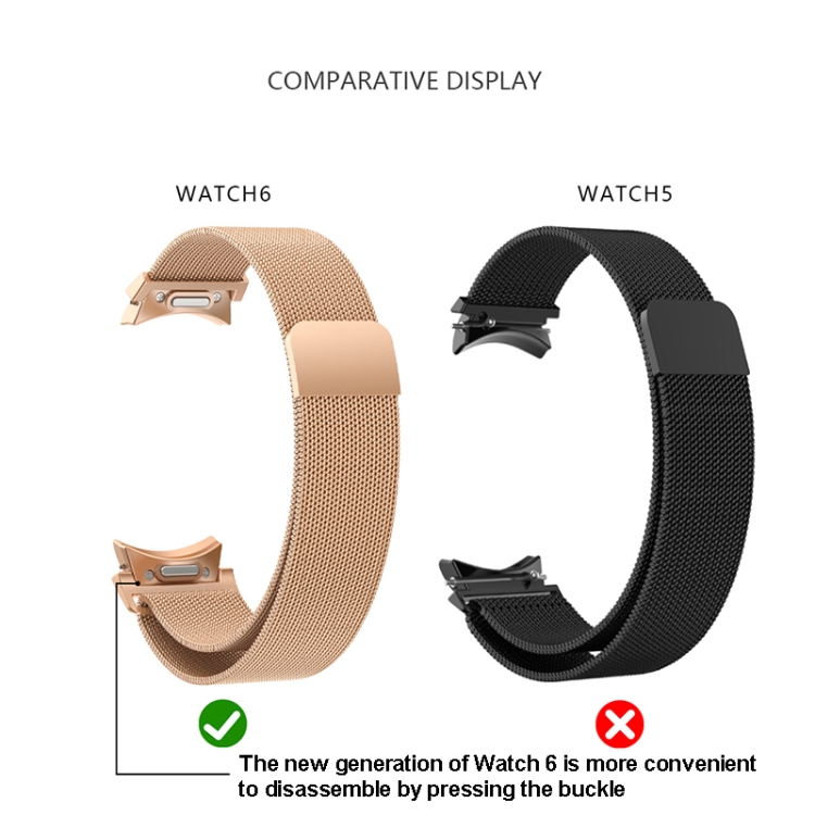 Cinturino Milanese per Samsung Galaxy Watch 4, 5, 6