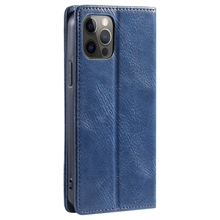 For iPhone 11 Pro TTUDRCH RFID Retro Texture Magnetic Leather Phone Case(Blue) For iPhone 11 Pro TTUDRCH RFID Retro Texture Magnetic Leather Phone Case(Blue)