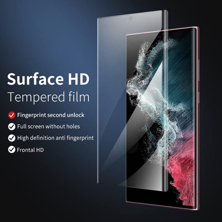 For Samsung Galaxy S22 Ultra 5G 3D Curved Edge HD Tempered Glass Film For Samsung Galaxy S22 Ultra 5G 3D Curved Edge HD Tempered Glass Film