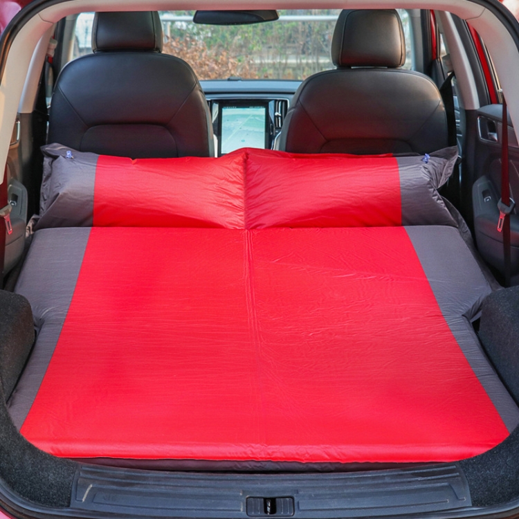 Speciaal staart positie Universele auto polyester pongee slaapmat matras off-road SUV kofferbak  reizen opblaasbare matras luchtbed, afmetingen: 195 x 130 x 109 cm (rood +  grijs)