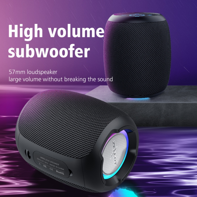 Zealot S53 IPX6 Waterproof Portable Colorful Wireless Bluetooth Speaker(Black) Zealot S53 IPX6 Waterproof Portable Colorful Wireless Bluetooth Speaker(Black)