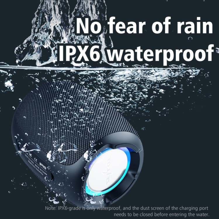 Zealot S53 IPX6 Waterproof Portable Colorful Wireless Bluetooth Speaker(Black) Zealot S53 IPX6 Waterproof Portable Colorful Wireless Bluetooth Speaker(Black)