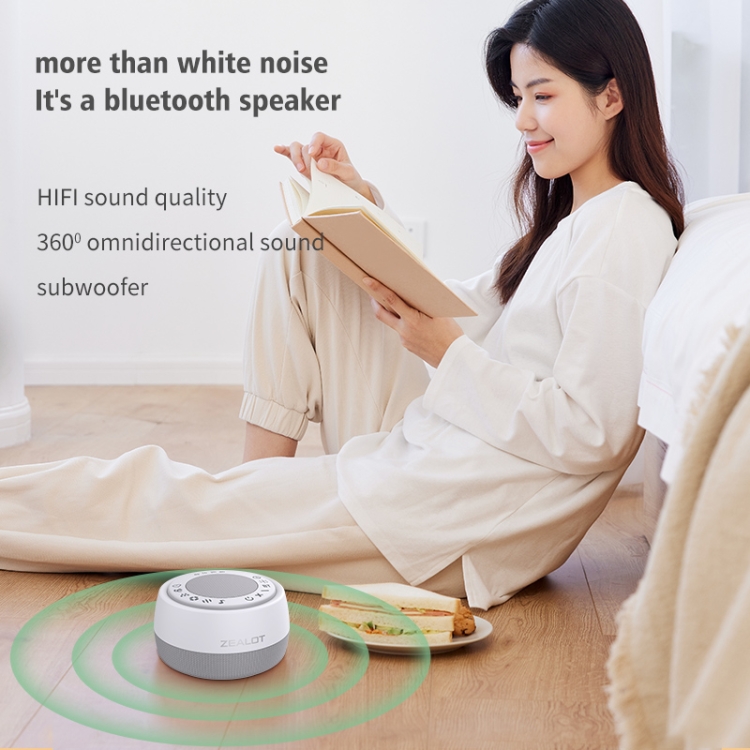 Zealot Z5 White Noise Wireless Bluetooth Speaker(White) Zealot Z5 White Noise Wireless Bluetooth Speaker(White)
