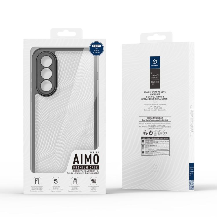 For OnePlus Nord 5 / Ace 5 Ultra DUX DUCIS Aimo Series TPU + PC Frosted Feel Phone Case(Black)