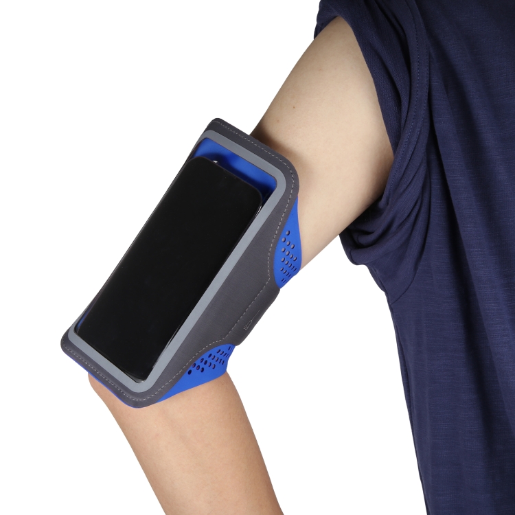 Funda Brazo Azul Armband de Neopreno para móvil de 5 pulgadas
