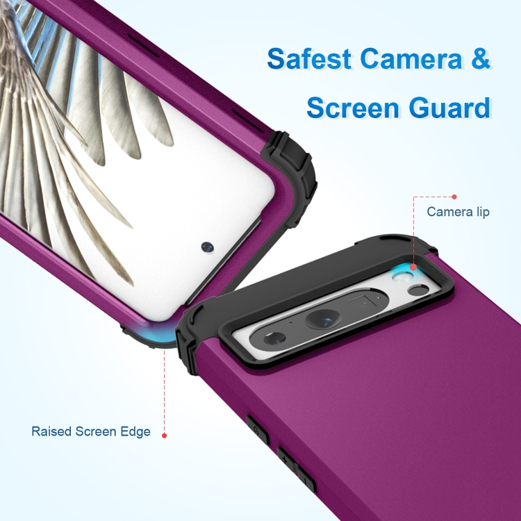 Custodia + Vetro Protettivo Per Google Pixel 8 Pro - Cover SDTEK Nero - Foto 4