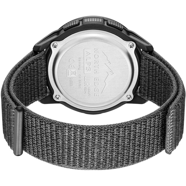 NORTH EDGE ALPS Men's Carbon Fiber Digital Watch Shock Militray Sports  Super Light Outdoor Compass Waterproof 50M Wristwatches - AliExpress
