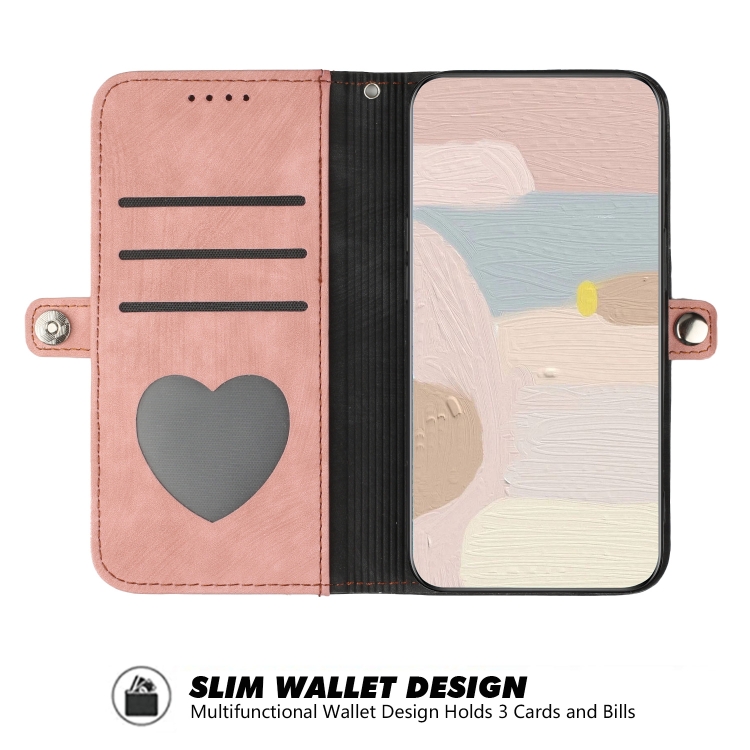 For Samsung Galaxy S23 FE 5G Side Buckle Double Fold Hand Strap Leather Phone Case(Pink) For Samsung Galaxy S23 FE 5G Side Buckle Double Fold Hand Strap Leather Phone Case(Pink)