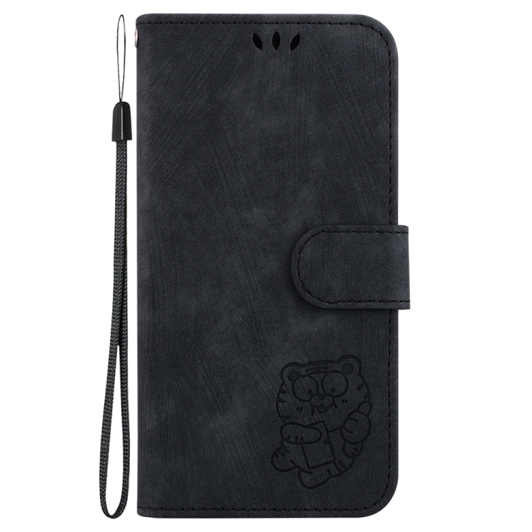 For Samsung Galaxy S24 Ultra 5G Little Tiger Embossed Leather Phone Case(Black) For Samsung Galaxy S24 Ultra 5G Little Tiger Embossed Leather Phone Case(Black)