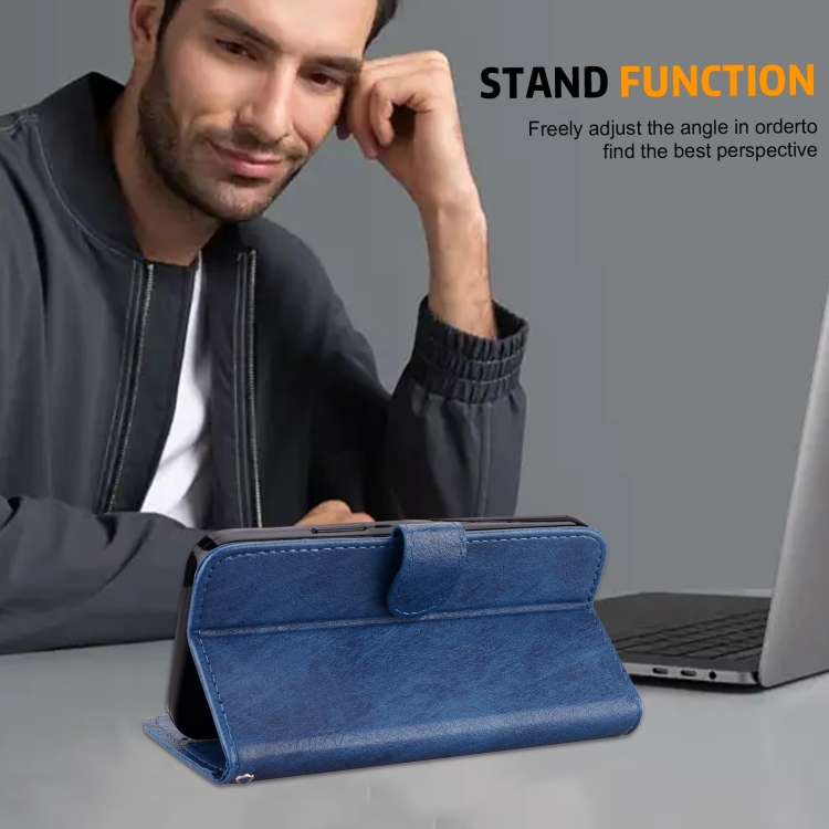 For Samsung Galaxy S23 FE Skin Feeling Oil Leather Texture PU + TPU Phone Case(Dark Blue) For Samsung Galaxy S23 FE Skin Feeling Oil Leather Texture PU + TPU Phone Case(Dark Blue)